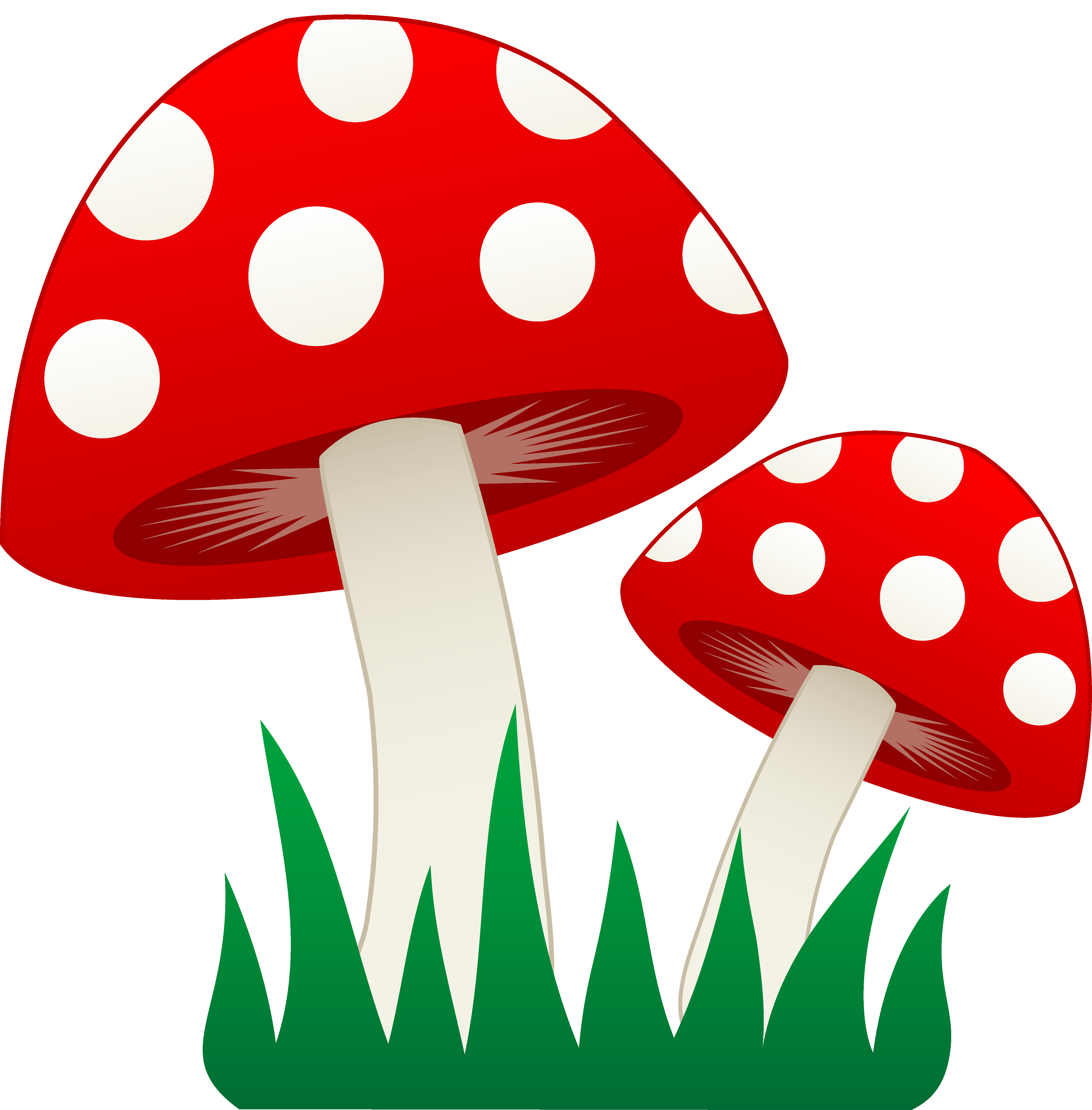 Mushroom theme image 7 - vect