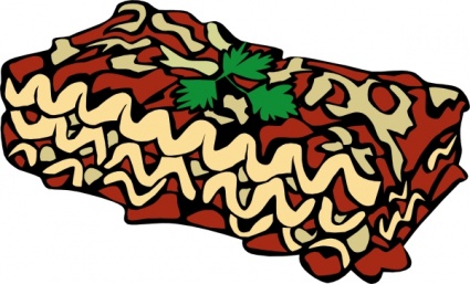 Download Lasagna clip art . - Italian Food Clip Art
