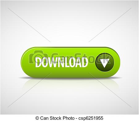 Big green download now button - csp6251955