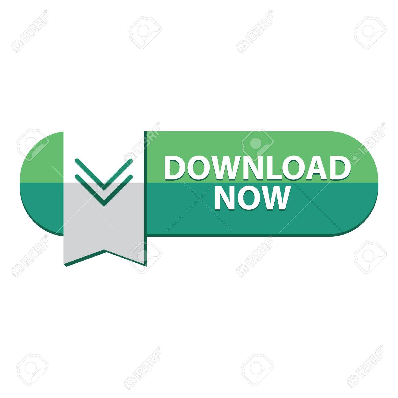 download now button Stock Vector - 53050159