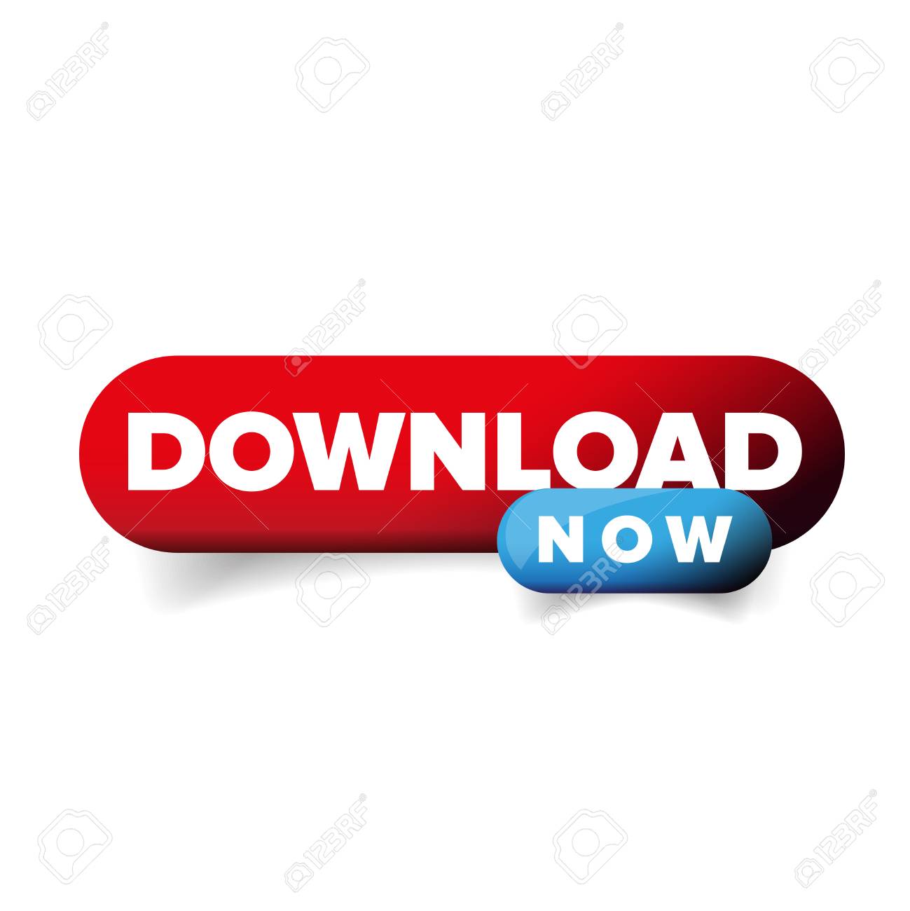 Download Now button vector Stock Vector - 73762281