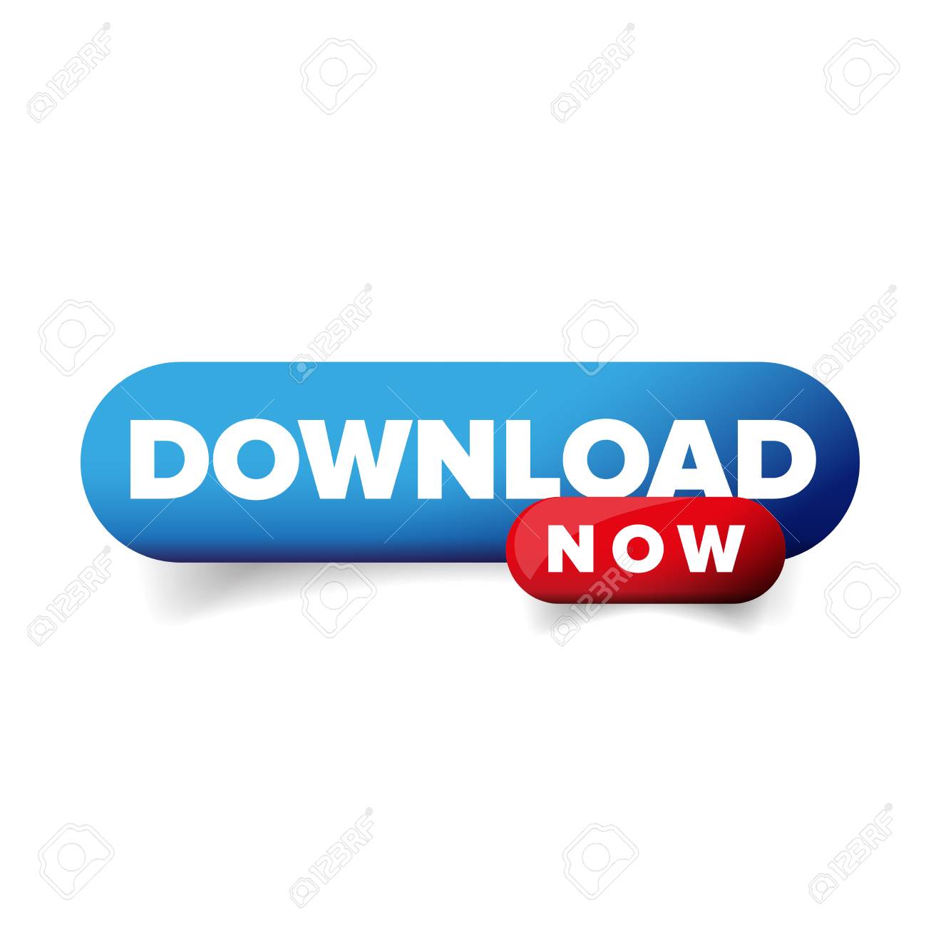 Download Now button vector Stock Vector - 73763938