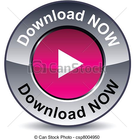 Download Now Button Clipart Now Round Button. Vector