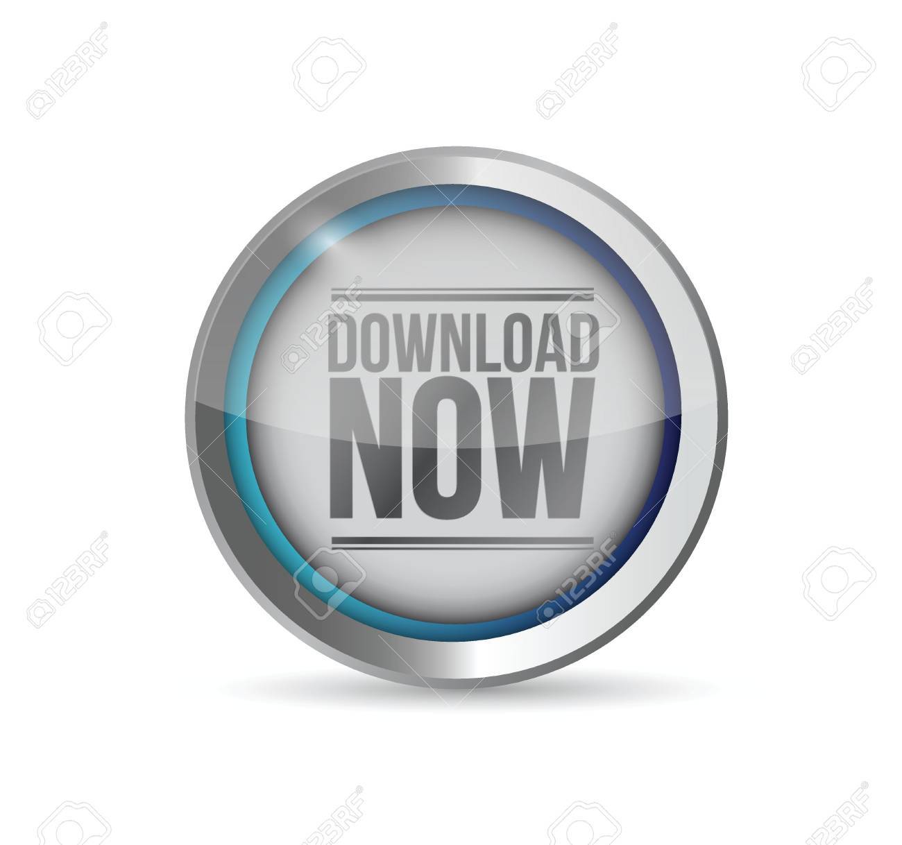 stylish Download now button. illustration design graphic Stock Vector -  20387301