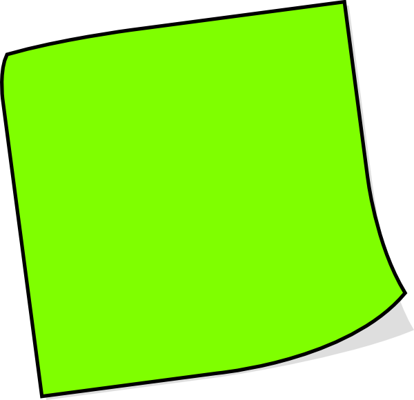 Post It Note Png Clipart Best
