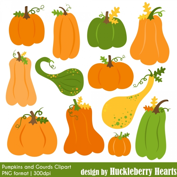 Download Pumpkin and Gourds Clipart