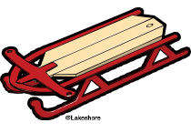 Download Red Sled Clipart