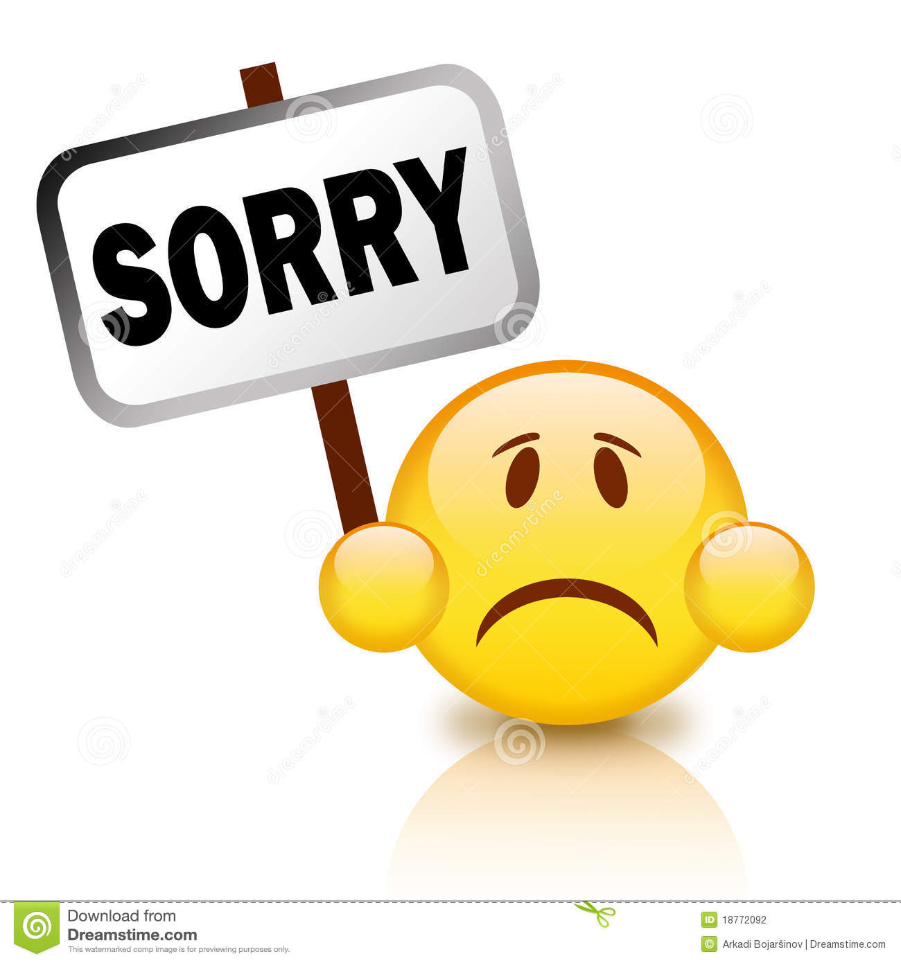 Download Saying Sorry Clipart