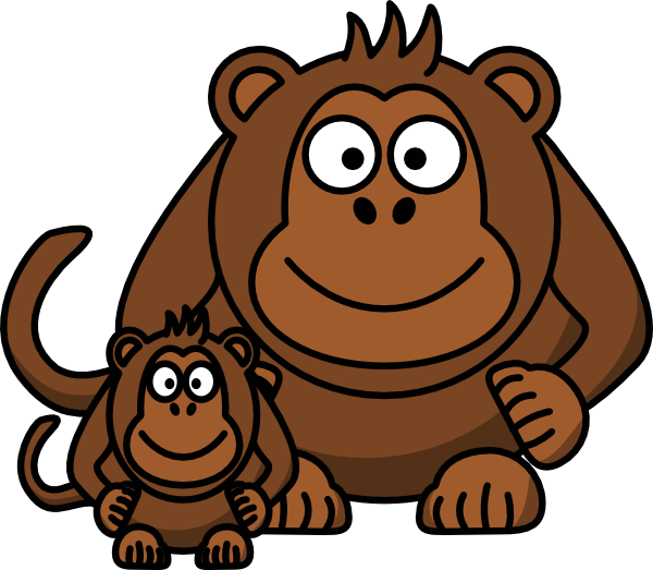 Download this image as: - Ape Clip Art