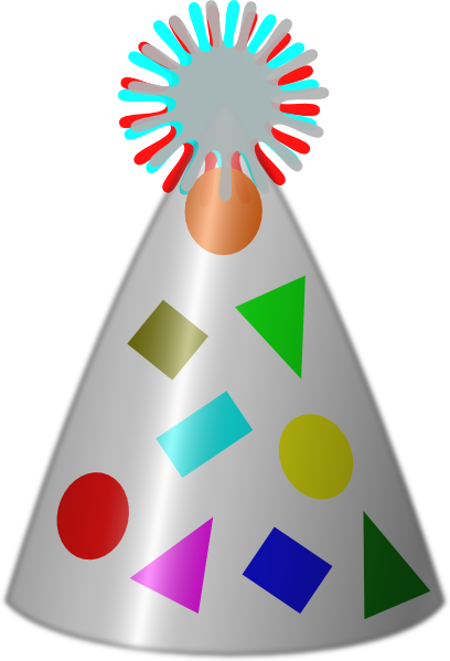 Download this image as: - Birthday Hat Clipart