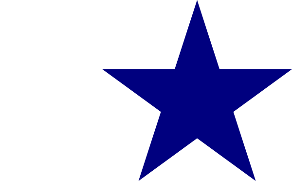 Download this image as: - Blue Star Clipart