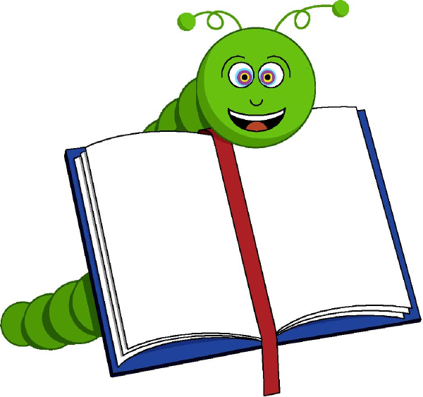 Download this image as: - Bookworm Clip Art