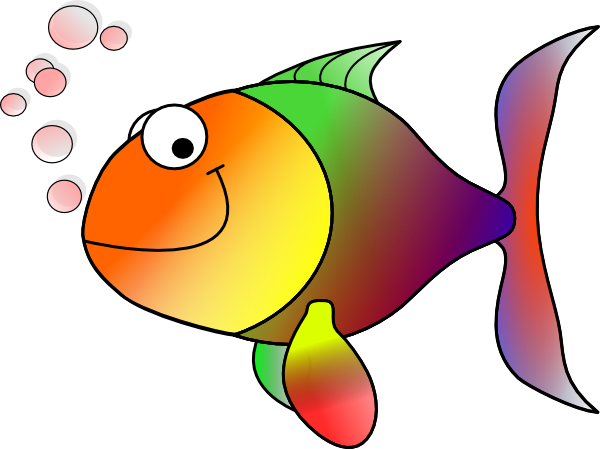 Download this image as: - Cartoon Fish Clip Art