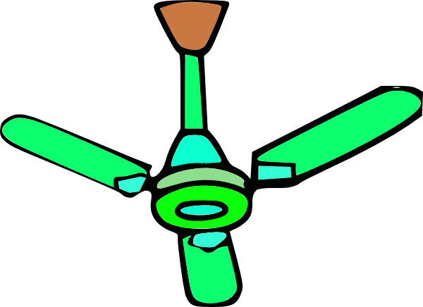Download this image as: - Ceiling Fan Clipart