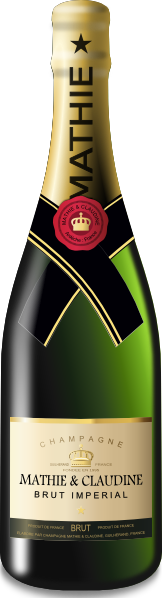 Download this image as: - Champagne Bottle Clip Art