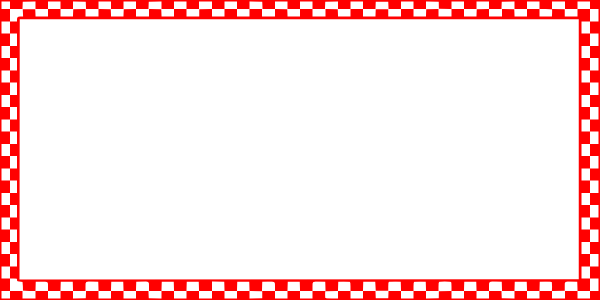 Download this image as: - Checkered Border Clip Art
