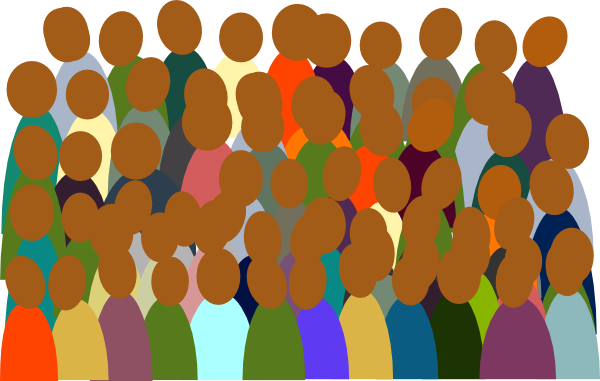 Download this image as: - Crowd Clipart