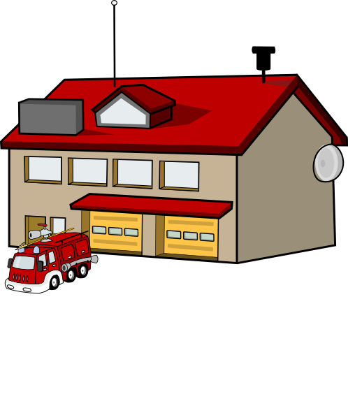 Download this image as: - Firehouse Clipart