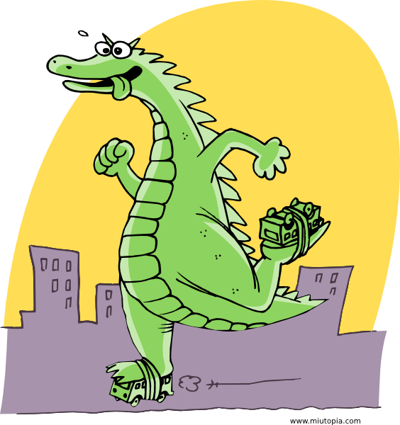 Beautiful Godzilla Clip Art I