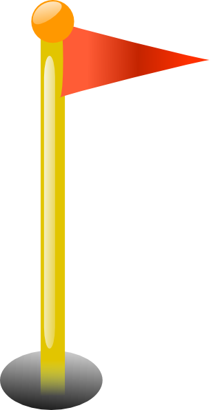 golf flag: Golf theme with gr