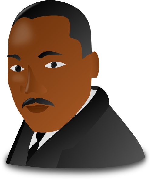 Download this image as: - Martin Luther King Clipart