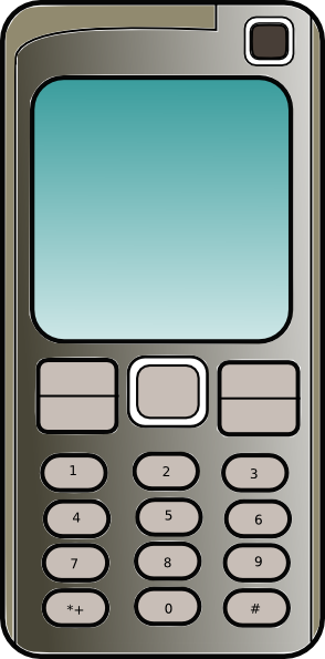 Cell phone clipart