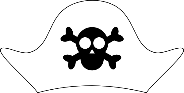 Download this image as: - Pirate Hat Clip Art