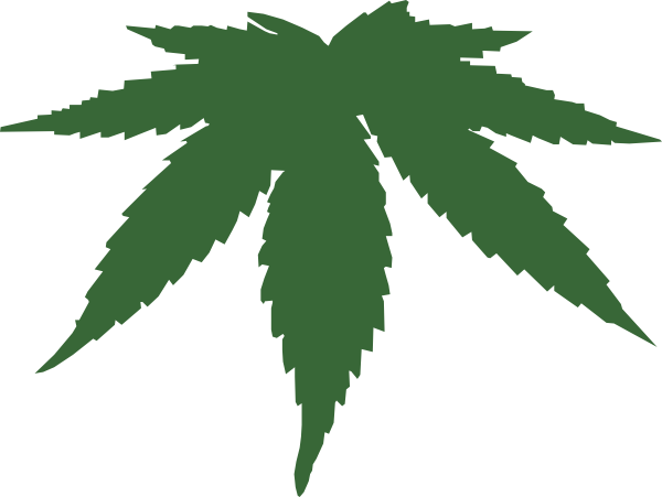 Download this image as: - Pot Leaf Clipart