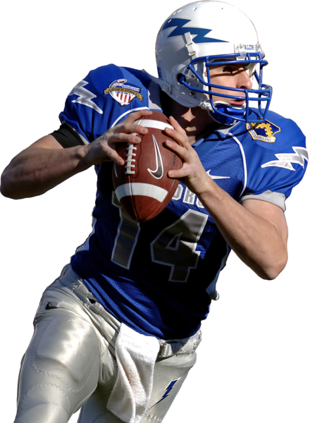 Download this image as: - Quarterback Clipart