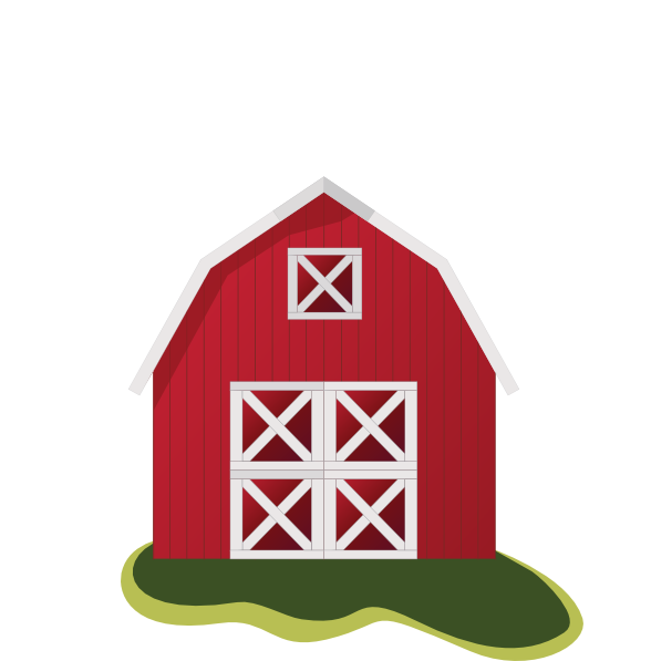 Download this image as: - Red Barn Clipart