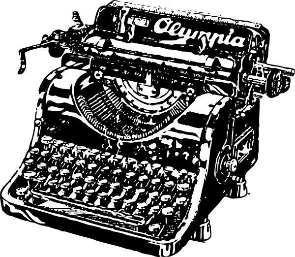 Download this image as: - Typewriter Clip Art