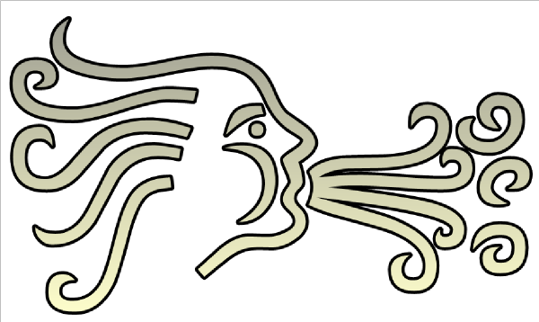 Download this image as: - Wind Blowing Clipart