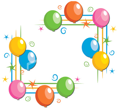 Download Vector About Balloon - Balloon Border Clip Art