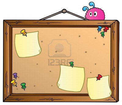 Download Vector About Bulleti - Bulletin Board Clipart