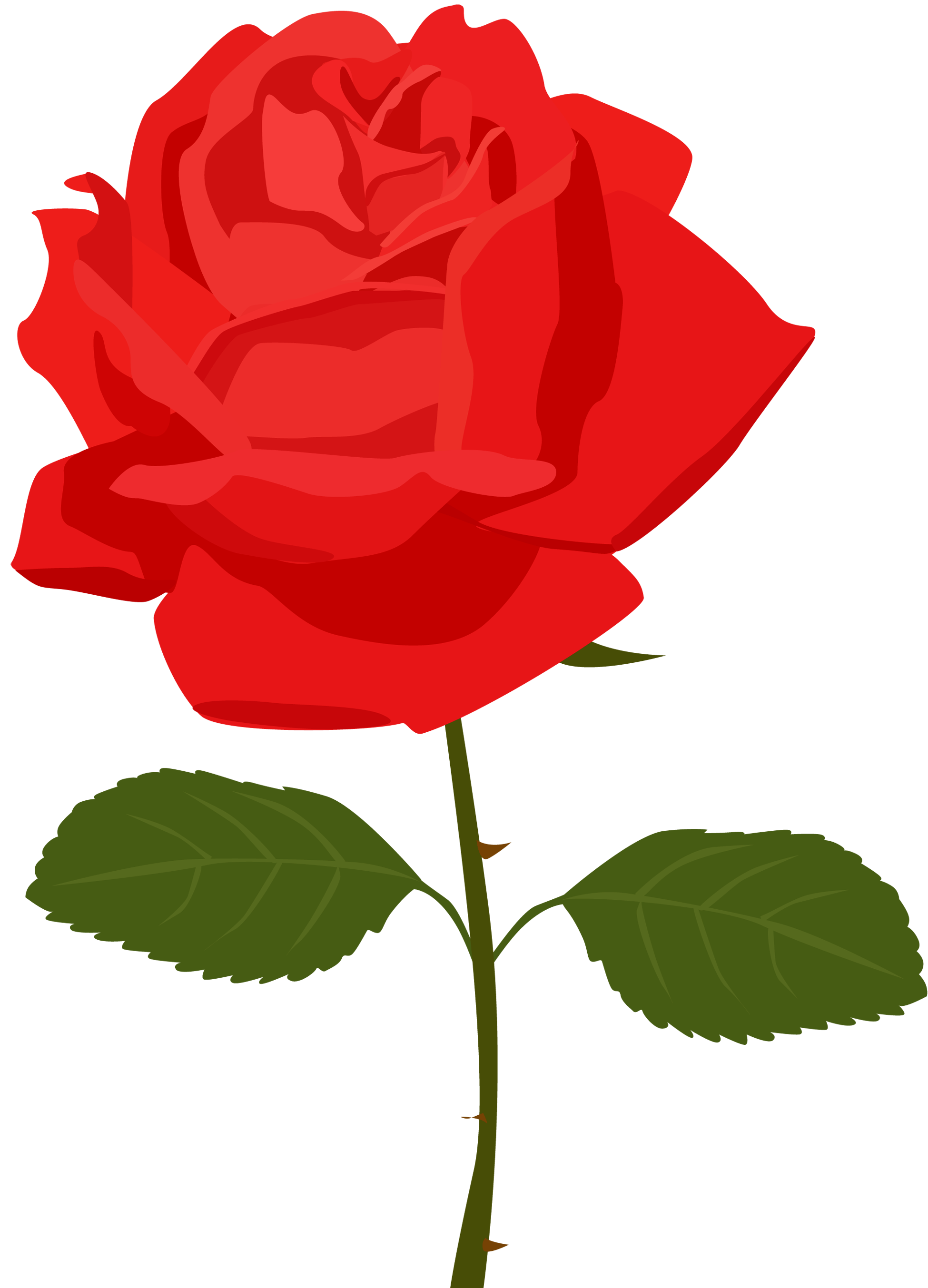 Free Red Rose Clip Art 1