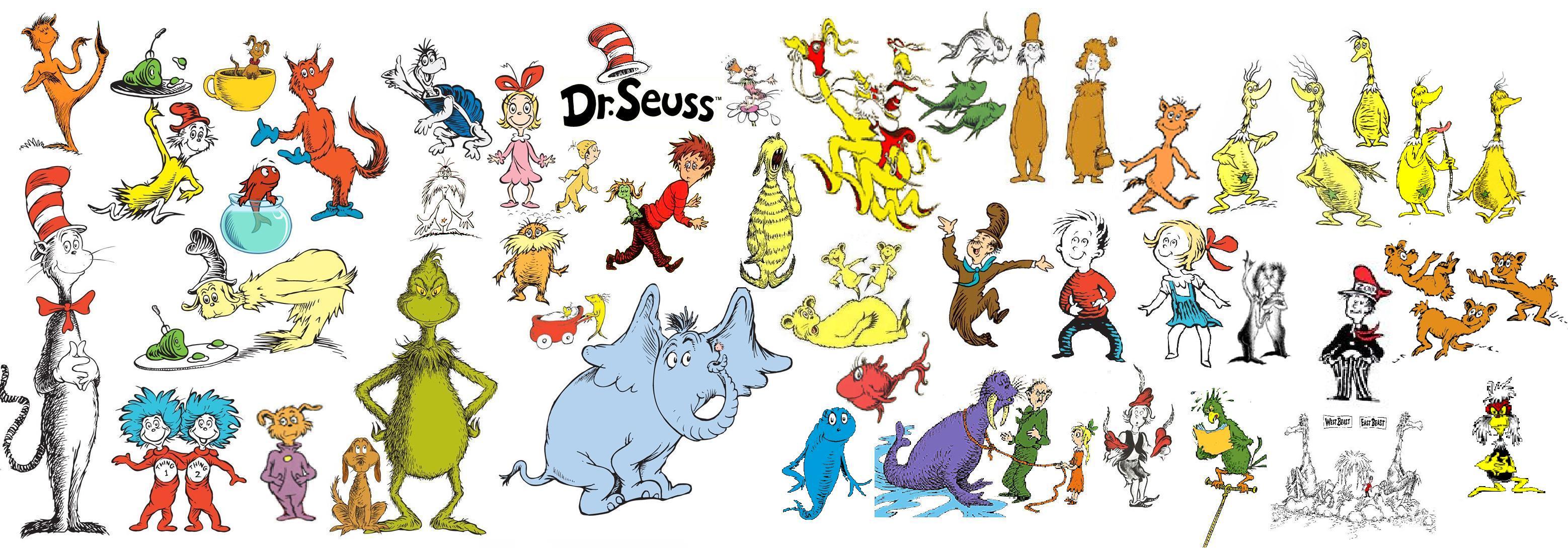 Dr Seuss Character List Clipart Free Clip Art Images