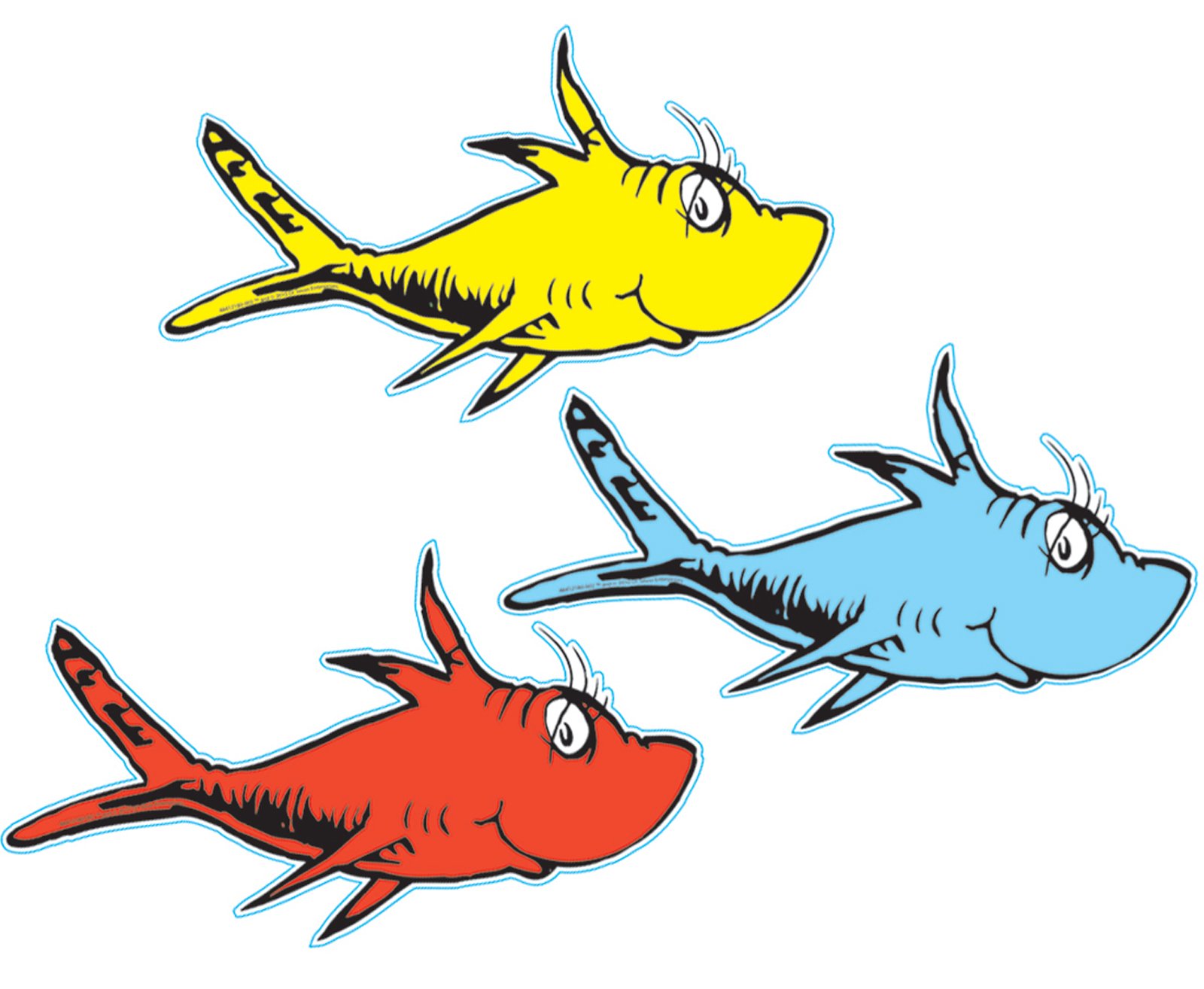Dr Seuss Fish Clip Art | Clipart library - Free Clipart Images