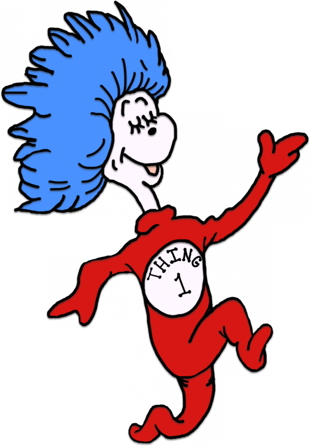 Dr. Seuss Hat Printable. Thing 1 And Thing 2 Coloring .
