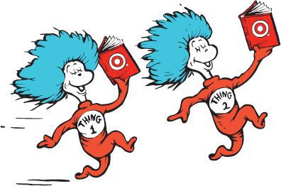 dr seuss thing 1 and thing 2 clipart clipart kid