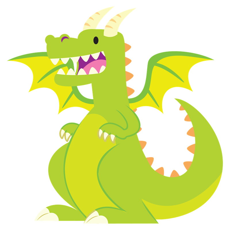 dragon clipart - Cute Dragon Clipart