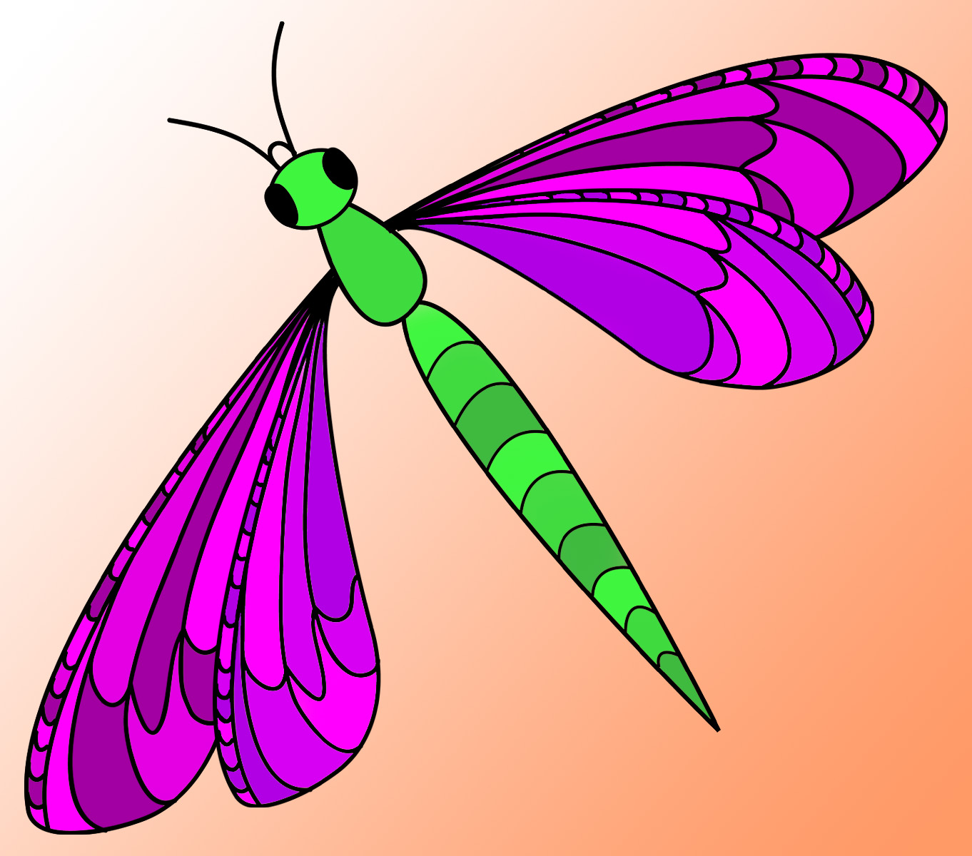 Dragonfly Clip Art - Clipart Dragonfly
