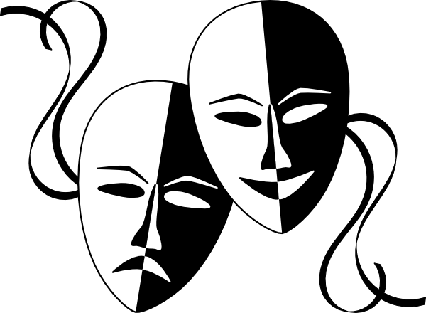 Drama Mask Clipart ... Download this image as: