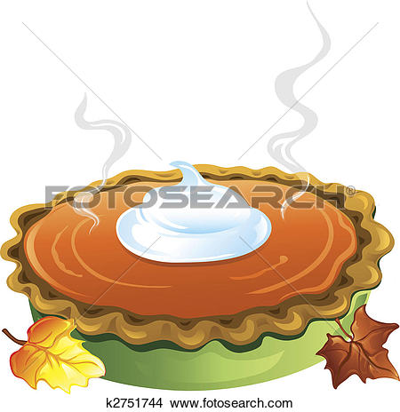 Drawing - Pumpkin Pie. Fotosearch - Search Clip Art Illustrations, Wall Posters, and