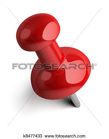 Drawing - pushpin. Fotosearch - Search Clipart, Illustration, Fine Art Prints, and