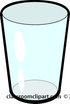 Glass of water coloring page 