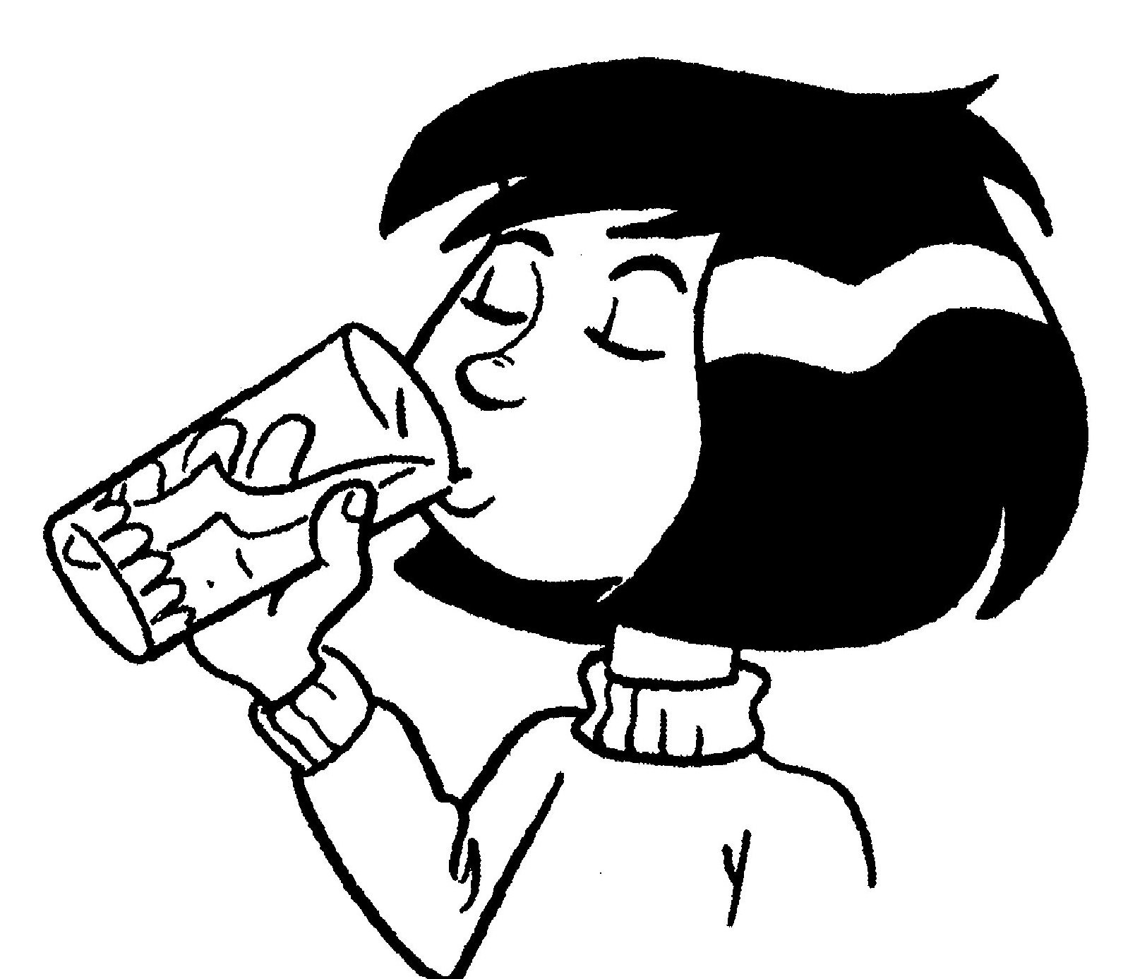 Drinking Clipart Black And White Clipart Panda Free Clipart Images
