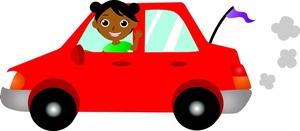 Clipart Vector Of Driving The