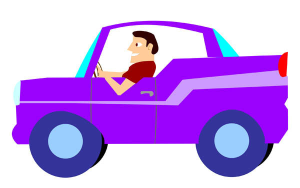 Driving cliparts - Driving Clipart