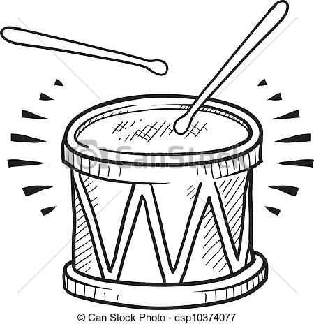 Snare drum clip art red with 