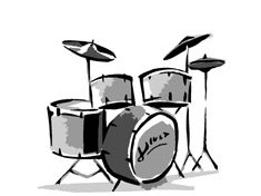 Drums Clip Art · set clipart - Drum Set Clip Art
